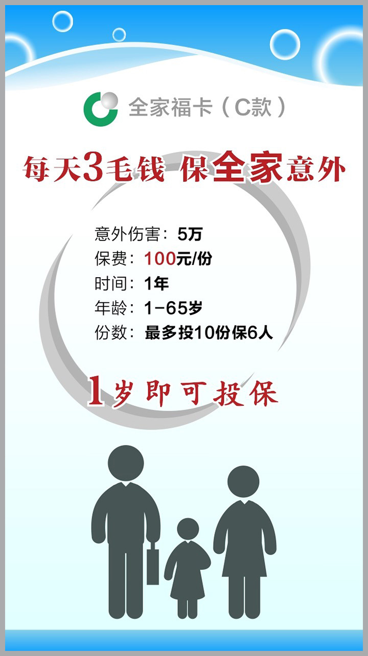 中国人寿保险卡手机海报