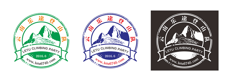 云南乐途登山队LOGO