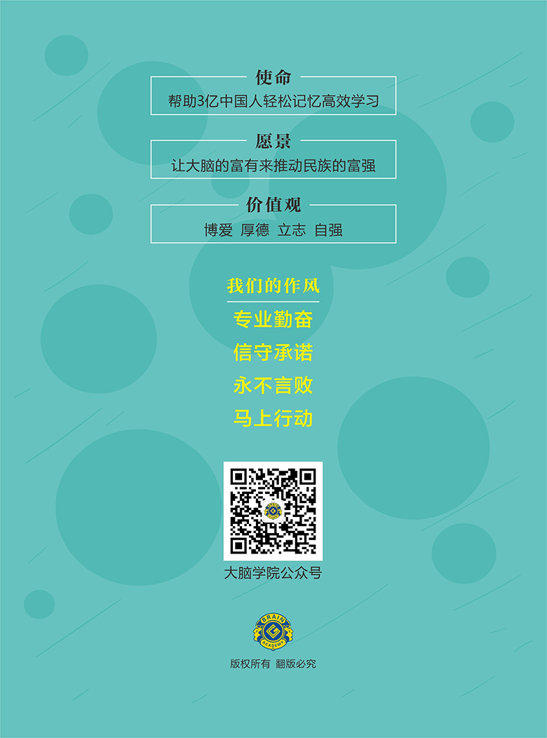 创谷大脑学院《效能管理日志》封底1 EEZLAQ