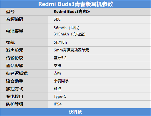 Redmi Buds3青春版无线耳机首发评测：续航、降噪小惊喜