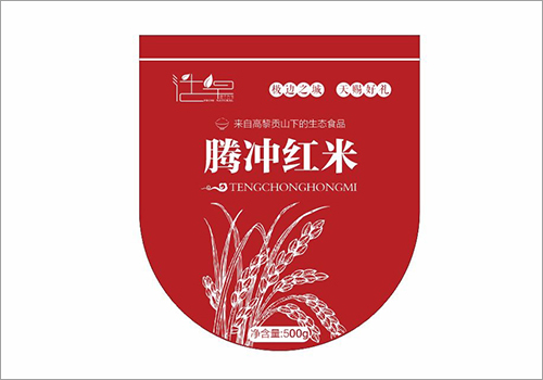 云南活草园实业有限公司腾冲红米标签贴-野峰窝