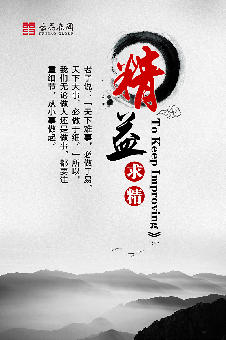 云药集团企业文化展板—企业理念