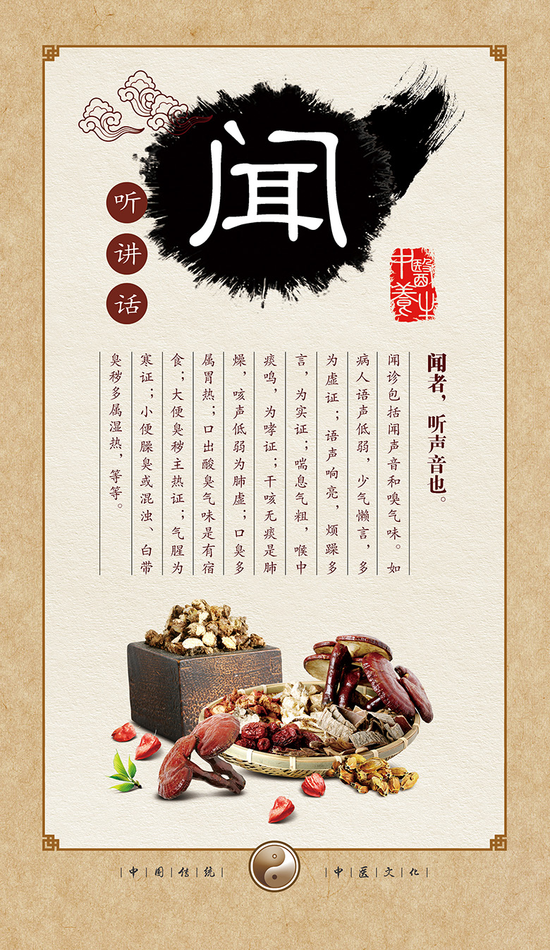 云药集团企业文化展板—望闻问切