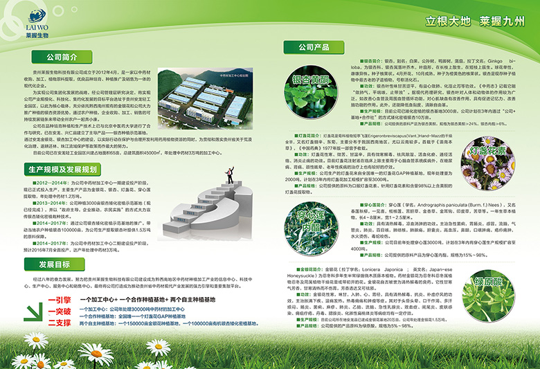 贵州莱握生物科技有限公司宣传单页