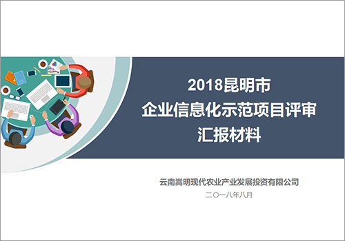 2018昆明市企业信息化示范项目评审汇报材料-野峰窝