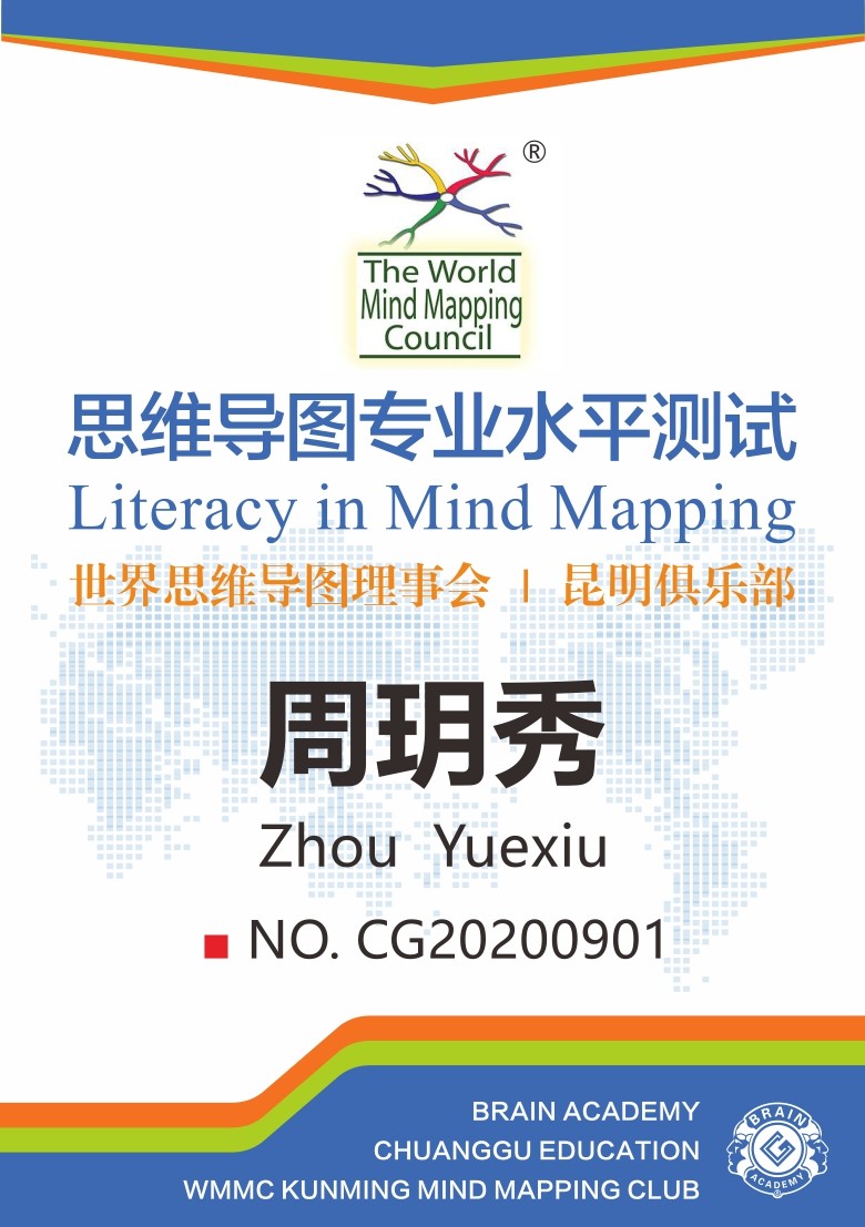 思维导图考级学员证曲 RTyFD2